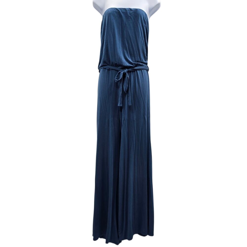 Krisa Jumpsuit Womens XS Blue Sleeveless